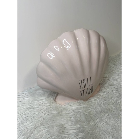 Last one - Rae Dunn pastel pink shell yeah home decor accent clamshell - Picture 3 of 6